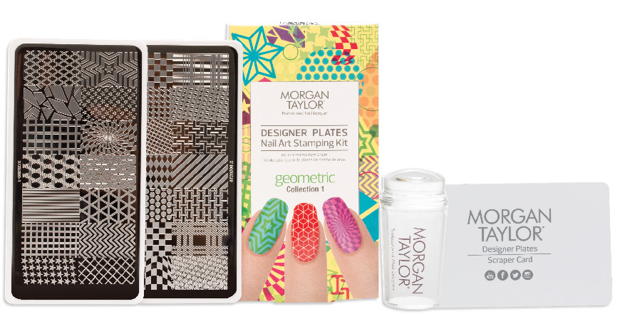 NAIL ART STAMPING KIT GEOMETRIC 1