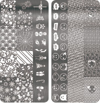 NAIL ART STAMPING KIT CELEBRATIONS 1 PATTERN